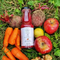 *Apple-Beet-Carrot Juice (ABC, Cold-Pressed , 220ml, Satva Farm)